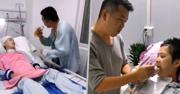 You are currently viewing Chồng hết lòng chăm sóc, ‘đánh thức’ vợ sống thực vật khiến triệu người xúc động