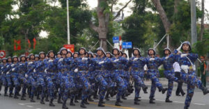 Read more about the article Hải Phòng hợp luyện diễu hành kỷ niệm 70 năm ngày giải phóng