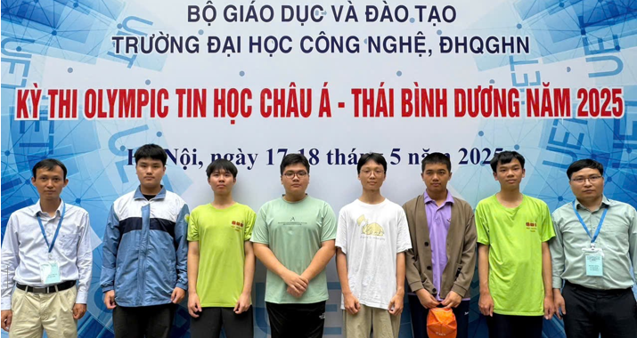 Read more about the article Học sinh Việt Nam giành 1 HC Vàng, 2 HC Bạc thi Olympic Tin học Châu Á năm 2025 