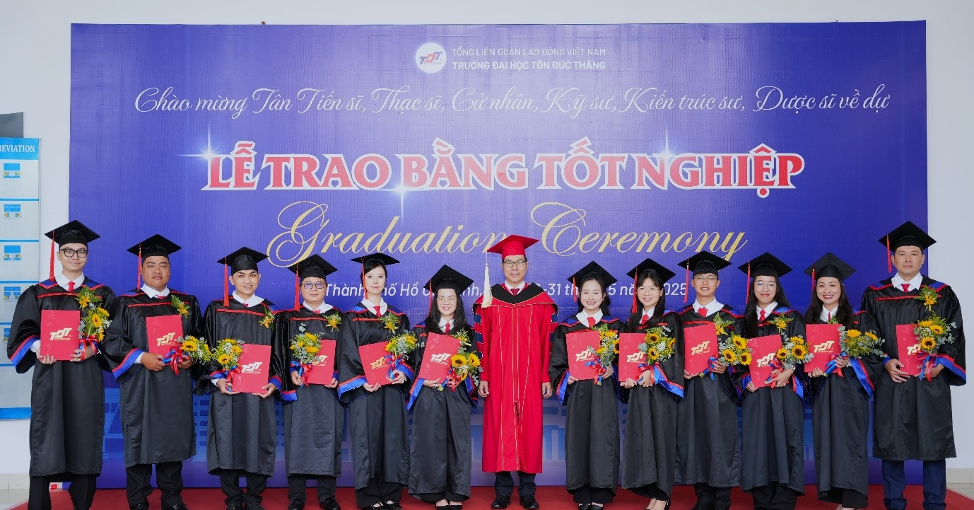 Read more about the article Hơn 2.000 tân khoa tốt nghiệp Trường Đại học Tôn Đức Thắng đợt tháng 5 năm 2025
