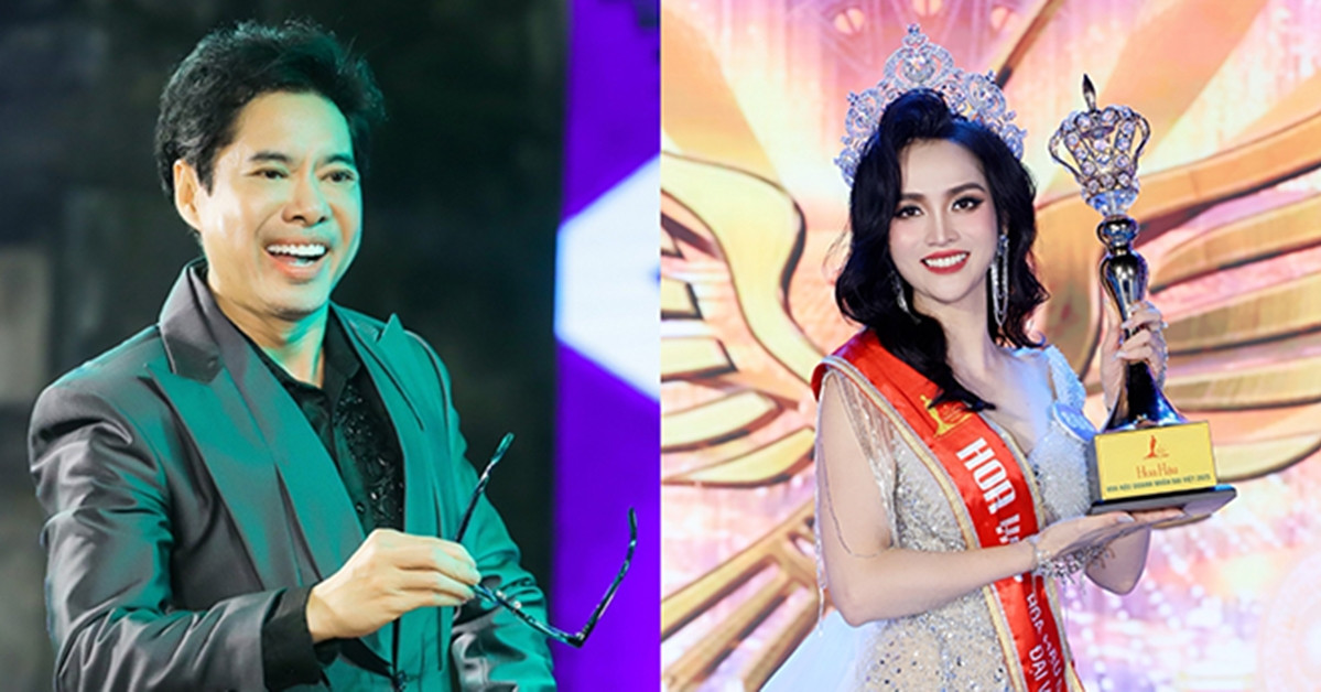 Read more about the article Nữ giám đốc 32 tuổi vui sướng được ca sĩ Ngọc Sơn trao vương miện hoa hậu