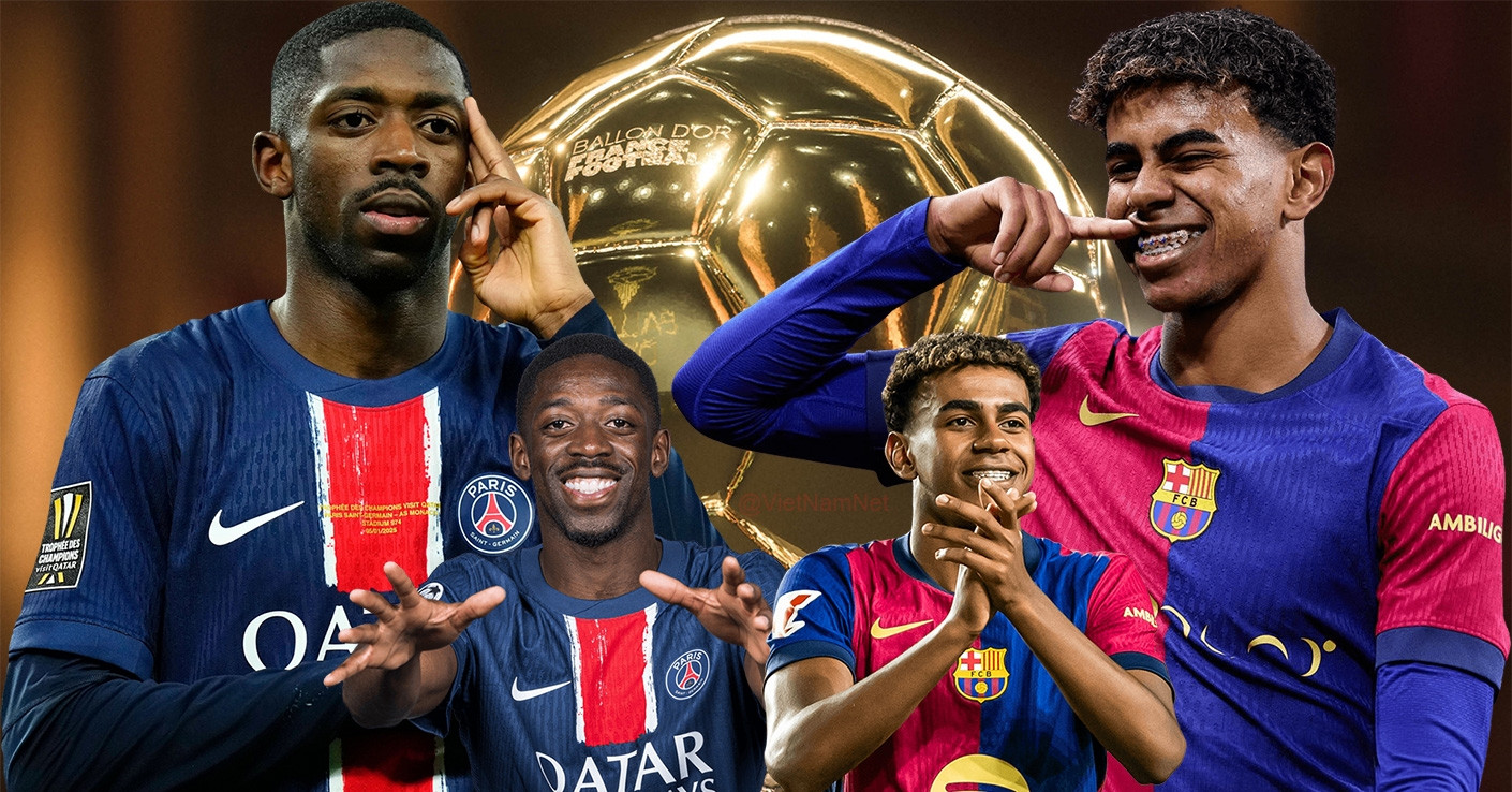 Read more about the article Dembele đua Quả bóng vàng Lamine Yamal