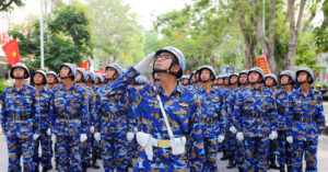 Read more about the article Tổng duyệt diễu binh, diễu hành kỷ niệm 70 năm ngày Giải phóng Hải Phòng