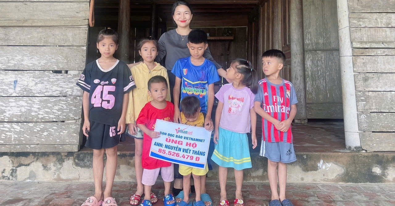 You are currently viewing Trao hơn 85 triệu đồng tới người cha gặp nạn, 7 đứa con lâm cảnh đói nghèo