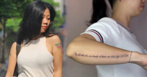 Read more about the article Xăm 45 ký tự trên cánh tay, người phụ nữ Hà Nội gây xúc động