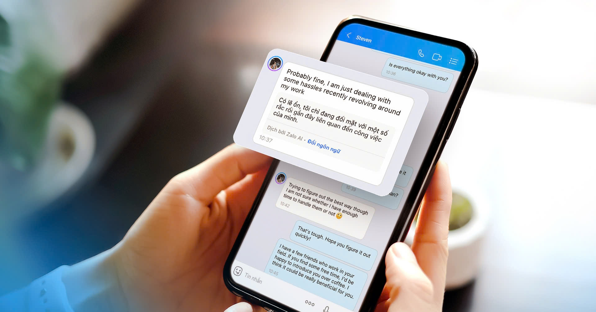 You are currently viewing 1,1 triệu người dùng sử dụng dịch tin nhắn trên Zalo mỗi tháng