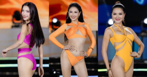 Read more about the article 45 thí sinh Hoa hậu Hoàn vũ Việt Nam làm mưa làm gió với áo tắm rực lửa