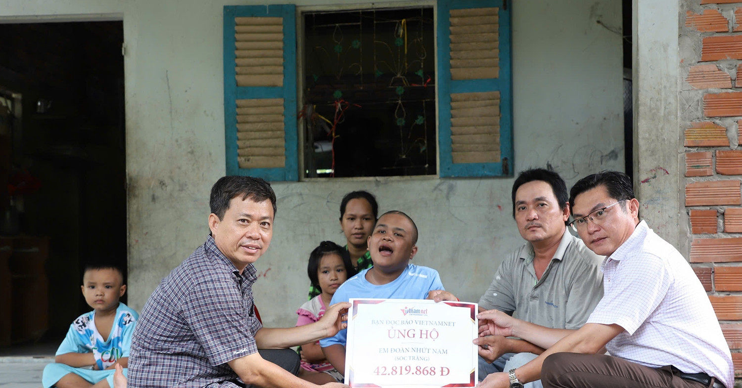 You are currently viewing Bạn đọc giúp đỡ em Đoàn Nhứt Nam liệt nửa người gần 43 triệu đồng