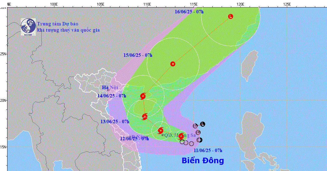 Read more about the article Bão số 1 hình thành, chính thức ghi nhận cơn bão đầu tiên năm 2025