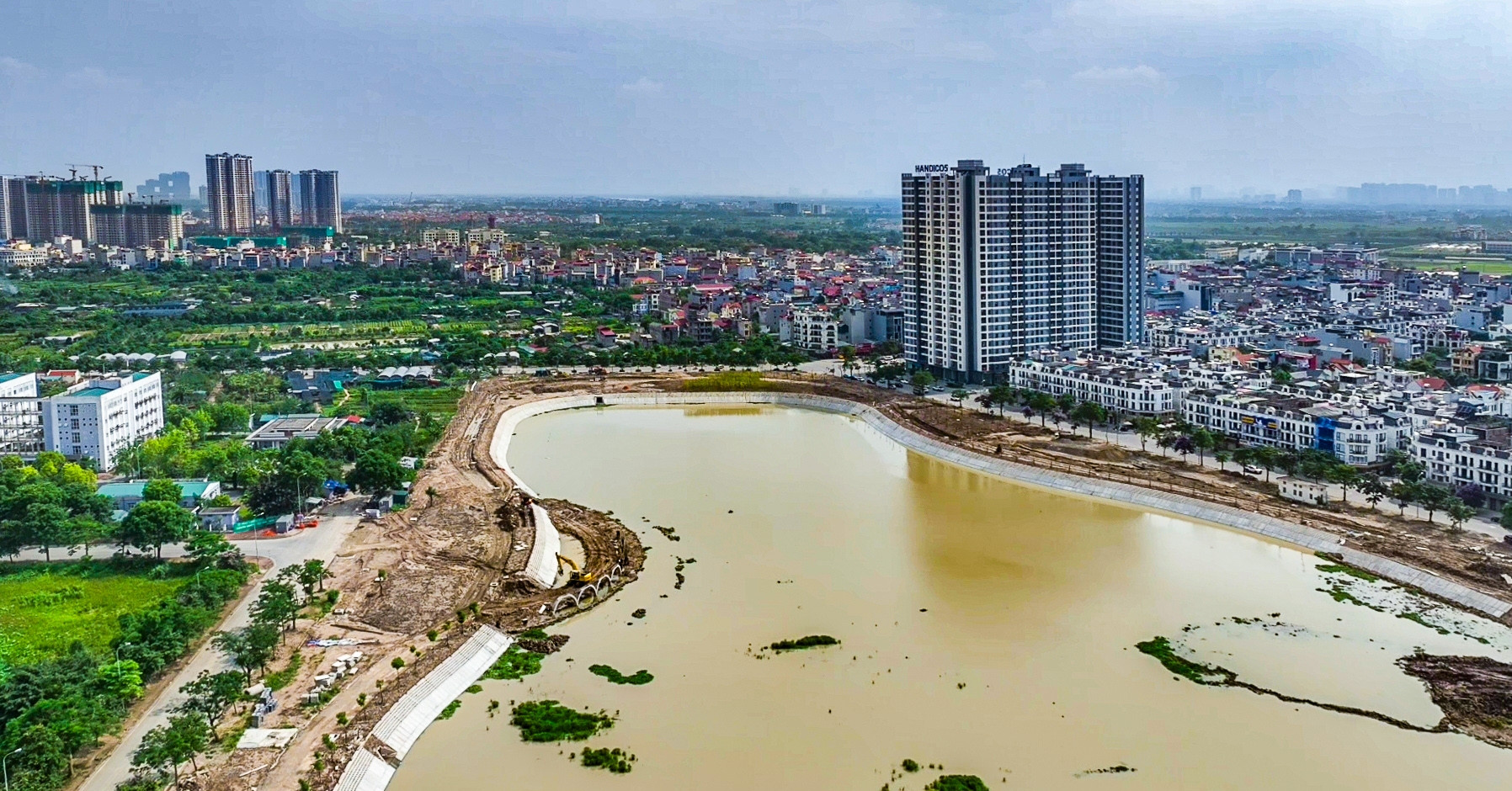 You are currently viewing Cận cảnh công viên gần 290 tỷ đồng ở Hà Nội đang dần thành hình