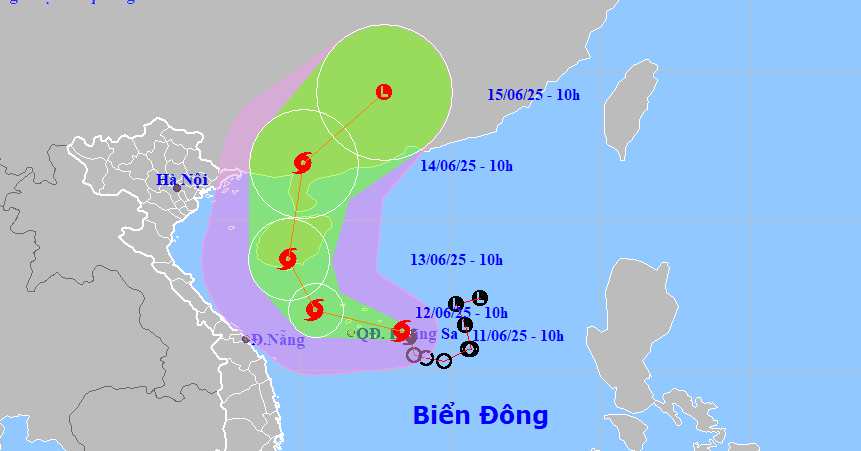 You are currently viewing Cánh trái bão số 1 phủ rộng đến tận miền Trung, vùng nào tâm mưa lớn nhất?