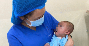 Read more about the article Cặp vợ chồng bác sĩ ngoại quốc đưa con sang Việt Nam mổ tim