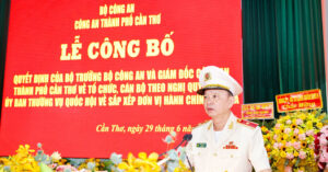 Read more about the article Chân dung giám đốc và 9 phó giám đốc Công an TP Cần Thơ mới