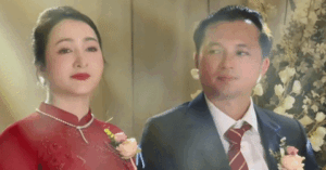 Read more about the article ‘Chị sui’ Hậu Giang đẹp quý phái, gây sốt tại đám cưới bạc tỷ của con gái