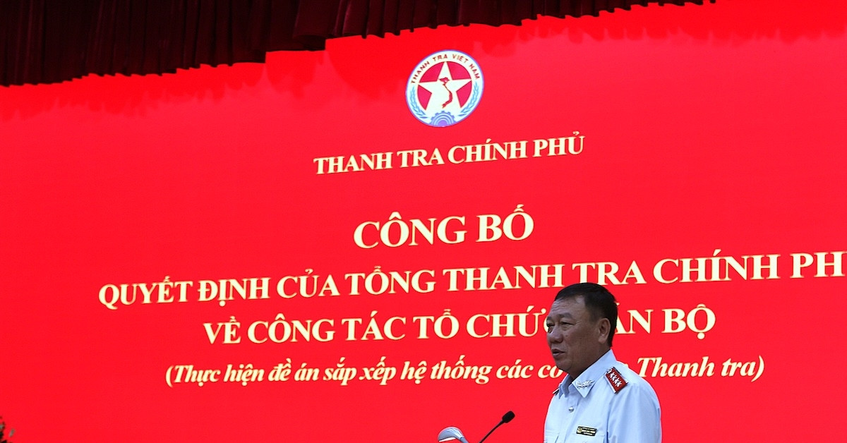 You are currently viewing Công bố loạt quyết định về công tác cán bộ lớn nhất lịch sử Thanh tra Chính phủ