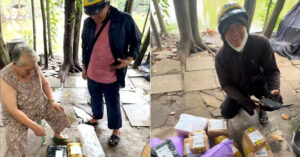 Read more about the article Cụ bà 80 tuổi mê mua hàng trên mạng, ngày nhận 19 đơn khiến shipper cười tít