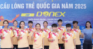 Read more about the article Gần 200 VĐV tranh tài tại giải vô địch cầu lông trẻ Quốc gia 2025