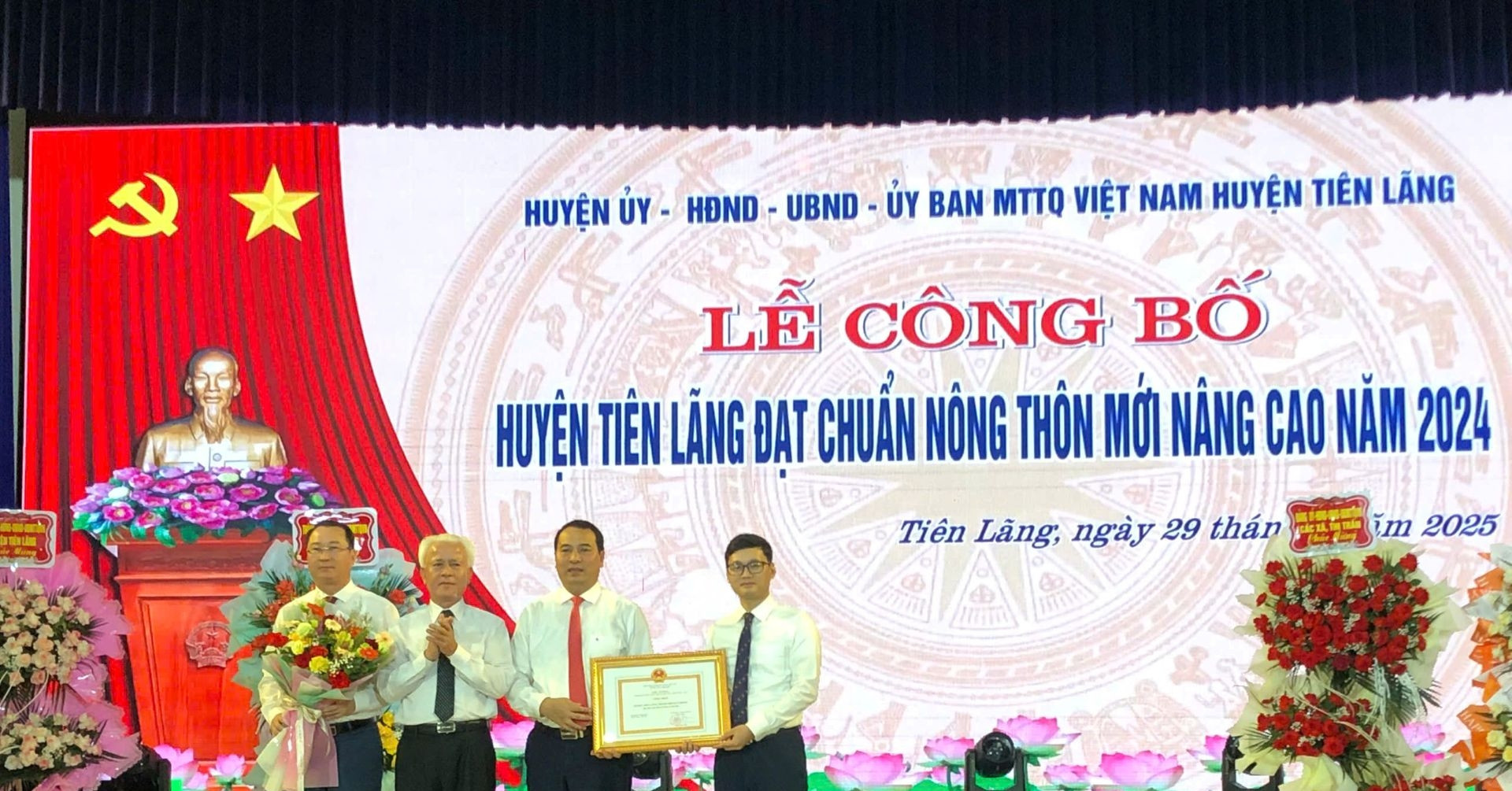 Read more about the article huyện Tiên Lãng đạt chuẩn Nông thôn mới nâng cao năm 2024