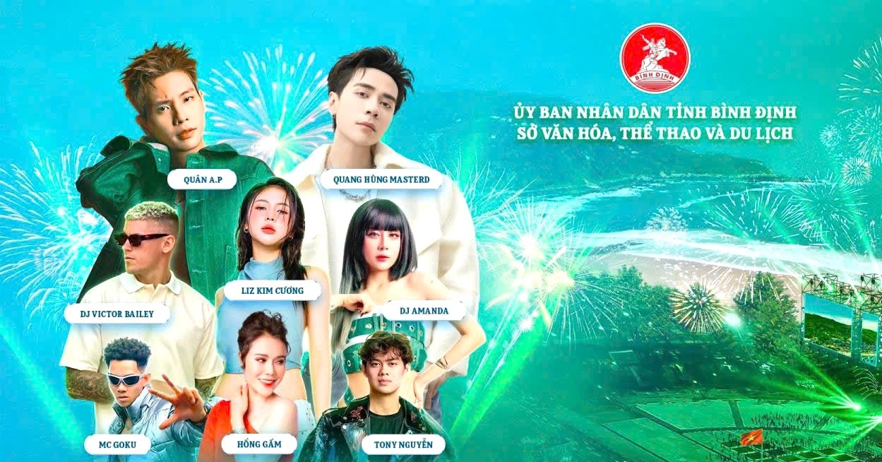 You are currently viewing Loạt nghệ sĩ tên tuổi hội tụ đêm khai mạc lễ hội du lịch hè Bình Định