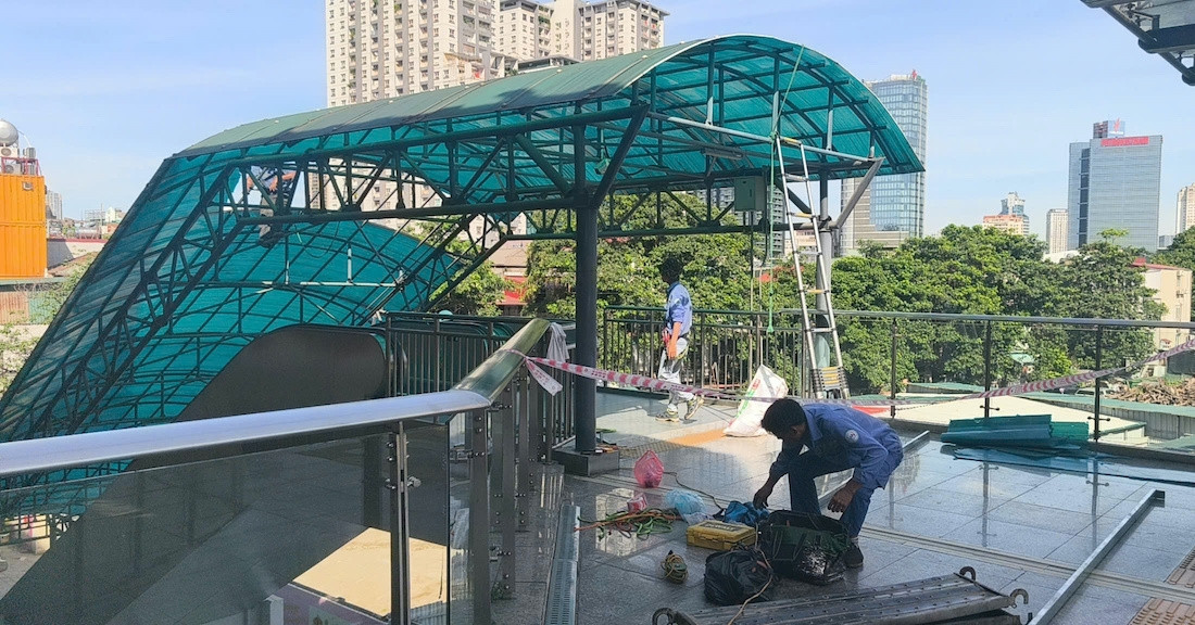 Read more about the article Nhiều hạng mục hư hỏng tuyến metro Cát Linh
