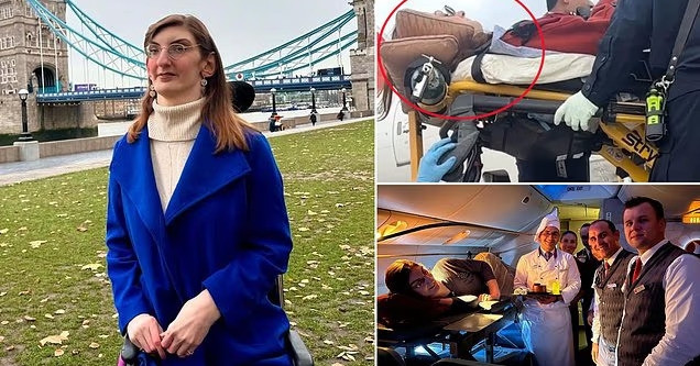 You are currently viewing Phải nằm cáng y tế khi đi du lịch, cô gái vẫn muốn được khám phá thế giới