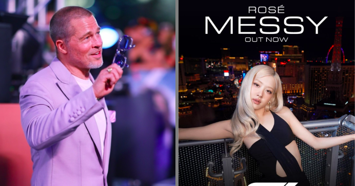 You are currently viewing Rose BlackPink ngồi trên đống kim cương,sexy trong MV nhạc phim F1 của Brad Pitt