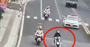 Read more about the article Tài xế xe SH ngang nhiên chen lấn, vượt lên đoàn xe ưu tiên