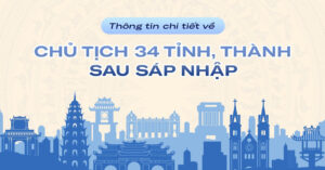 Read more about the article Thông tin chi tiết về Chủ tịch 34 tỉnh, thành sau sáp nhập
